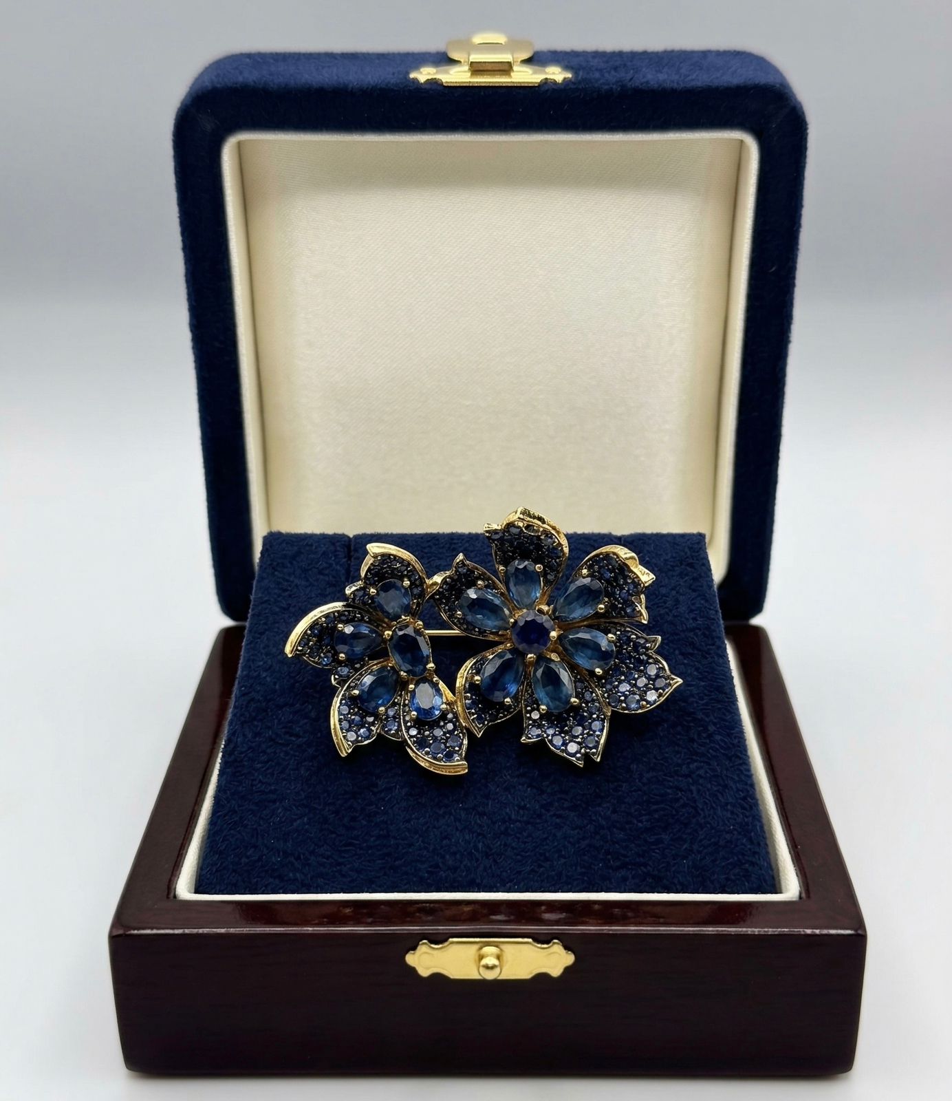 Midnight Blossom Ring