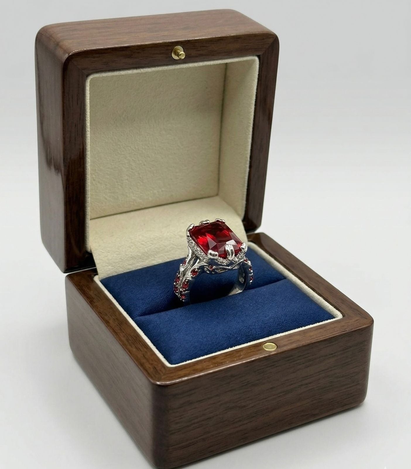 Ruby Majesty Crown Ring