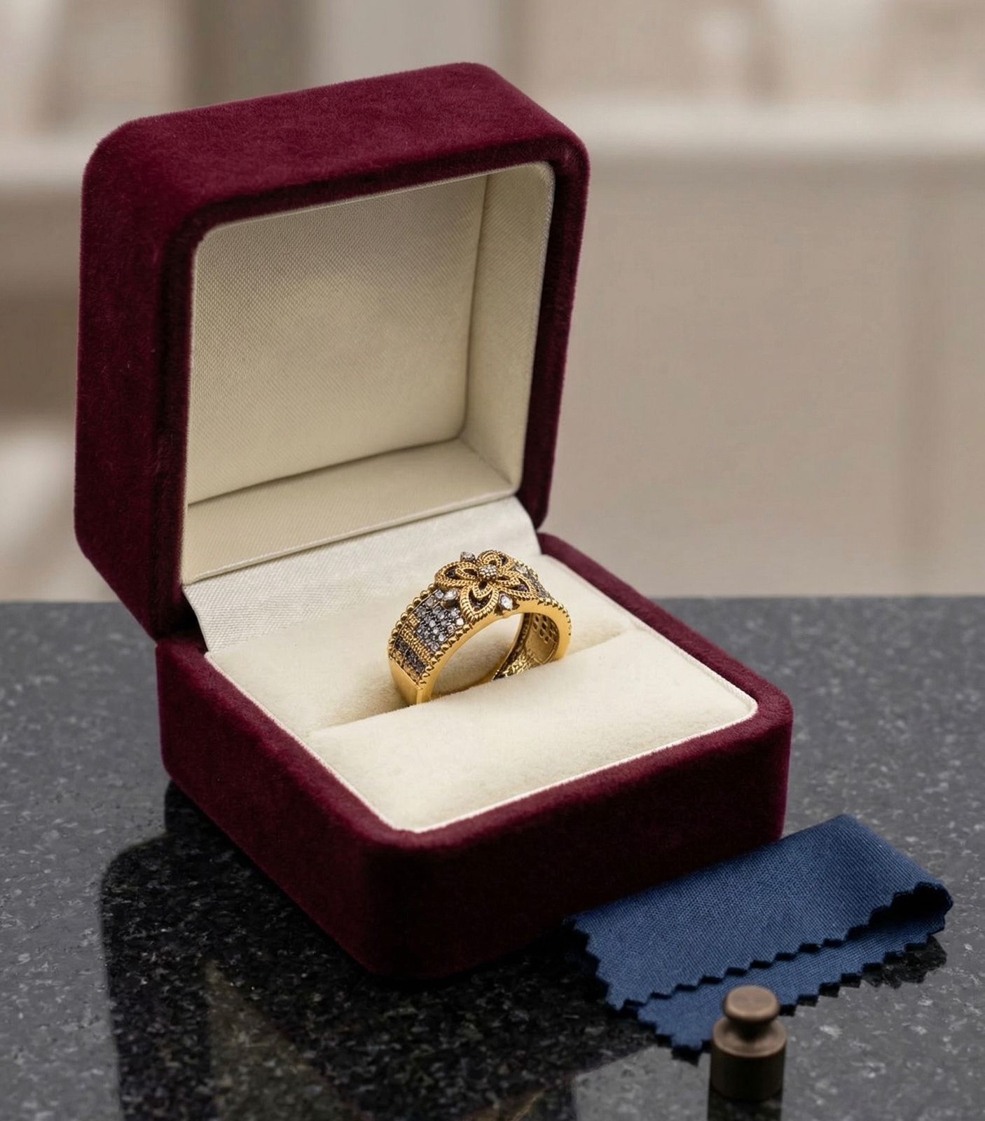 Royal Filigree Grace Ring