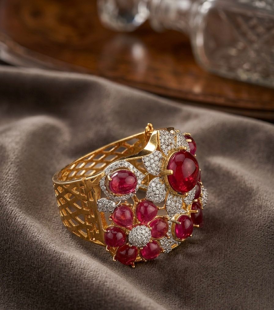 Ruby Blossom Royale Armlet