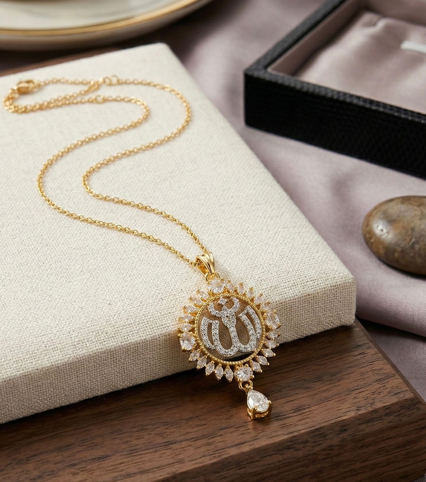 Taj Al Allah Pendant Necklace