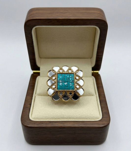 Ocean Mosaic Luxe Ring