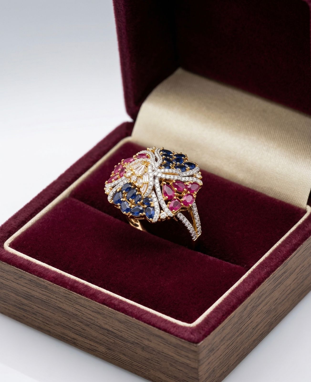 Royal Twilight Bloom Ring