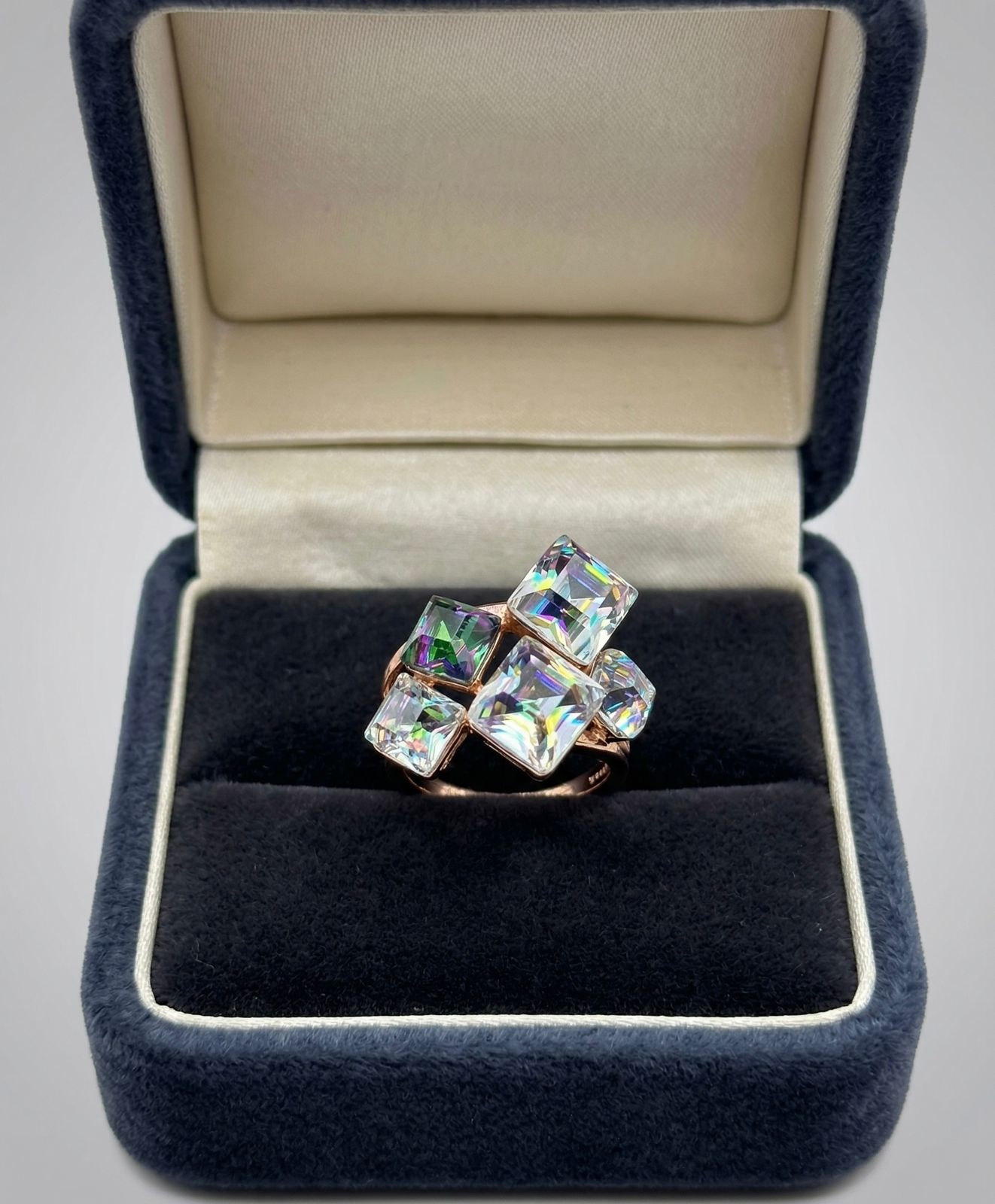 Crystal Prism Luxe Ring