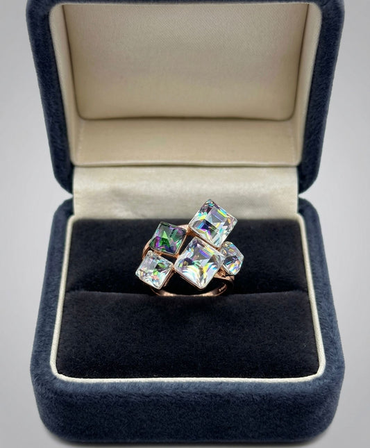 Crystal Prism Luxe Ring