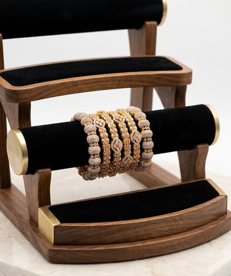 Champagne Royale Luxury Bangle Set