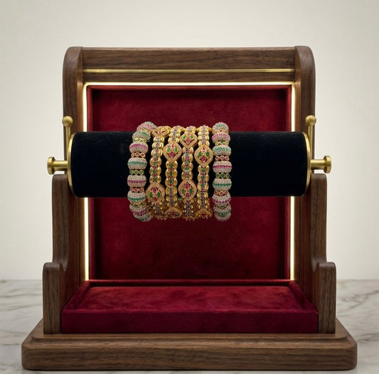 Royal Heritage Multicolor Bangle Set