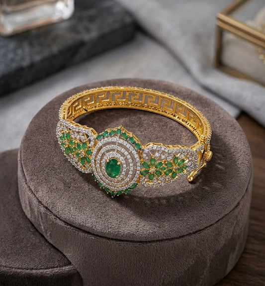 Emerald Bloom Bracelet