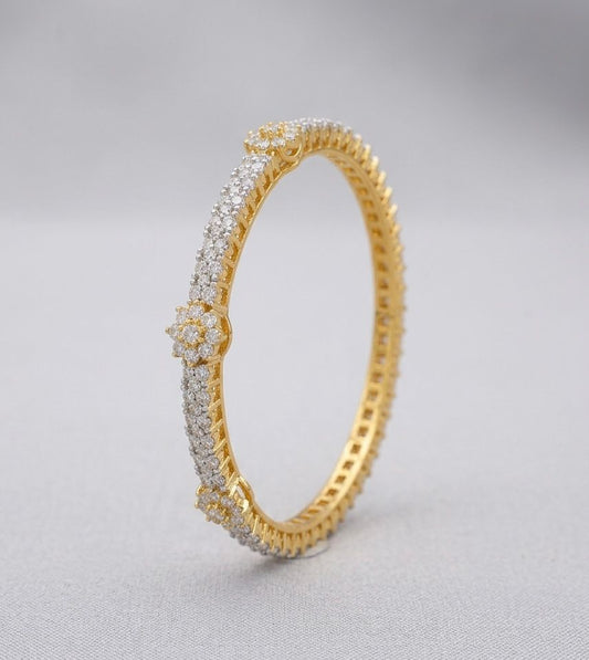 Diamond Blossom Bangle