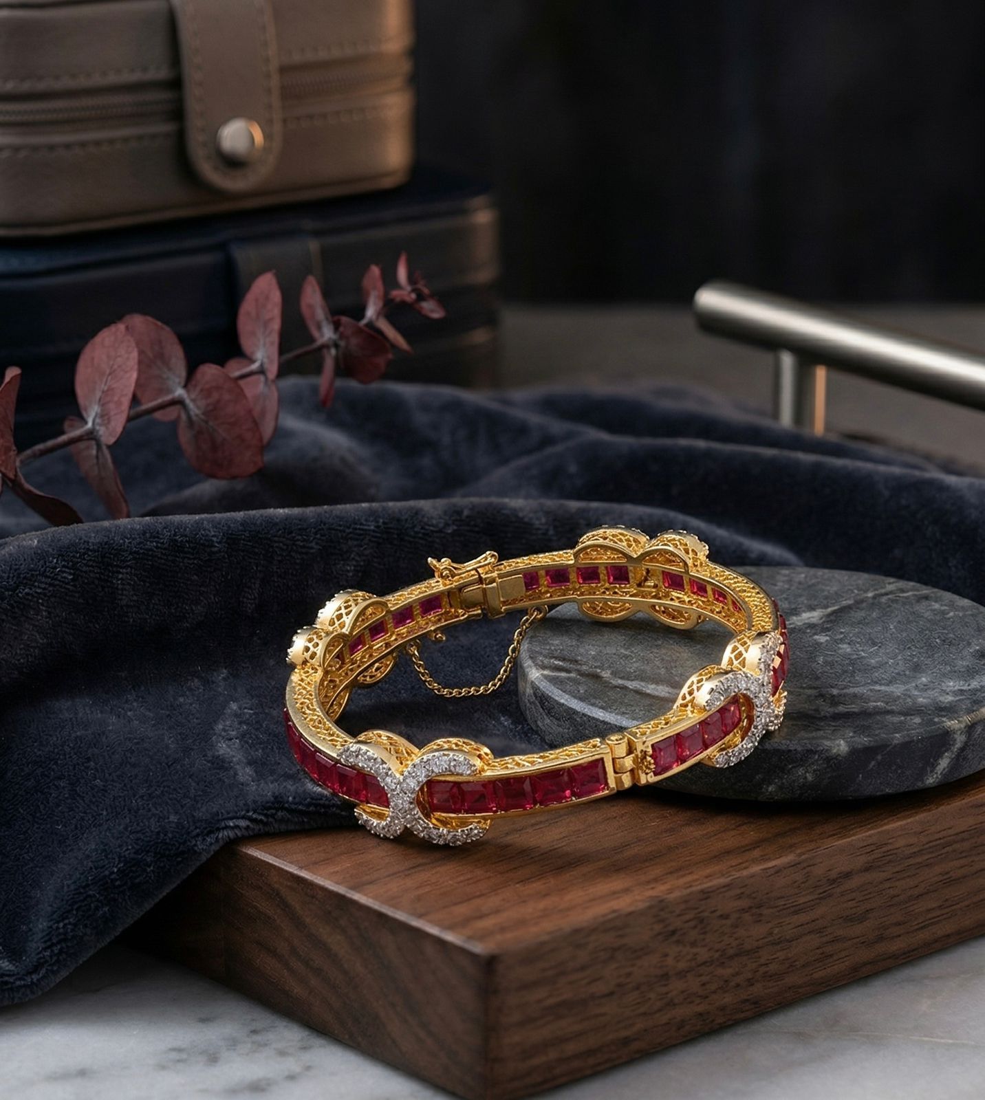 Ruby Infinity Royale Armlet