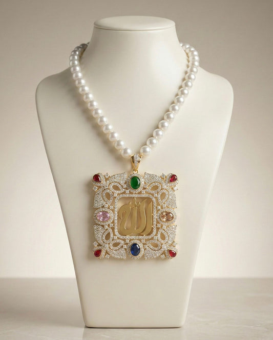 Noor Al Malik Pearl Statement Necklace
